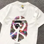 A Bathing Ape Ape Head City Print White T Shirt