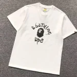 A Bathing Ape Ape Head Graffiti White T Shirt