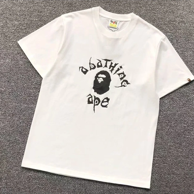 A Bathing Ape Ape Head Graffiti White T Shirt A Bathing Ape Ape Head Graffiti White T Shirt