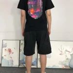 A Bathing Ape Ape Head Neon City Black T Shirt
