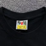 A Bathing Ape Ape Head Neon City Black T Shirt
