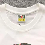 A Bathing Ape Ape Head Neon City White T Shirt