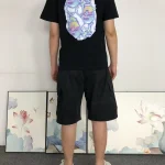 A Bathing Ape Ape Head Pastel Print Black T Shirt