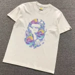 A Bathing Ape Ape Head Pastel Print White T Shirt