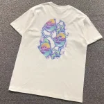 A Bathing Ape Ape Head Pastel Print White T Shirt