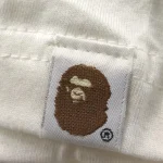 A Bathing Ape Ape Head Pastel Print White T Shirt