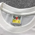 A Bathing Ape Ape Head Pastel Print White T Shirt